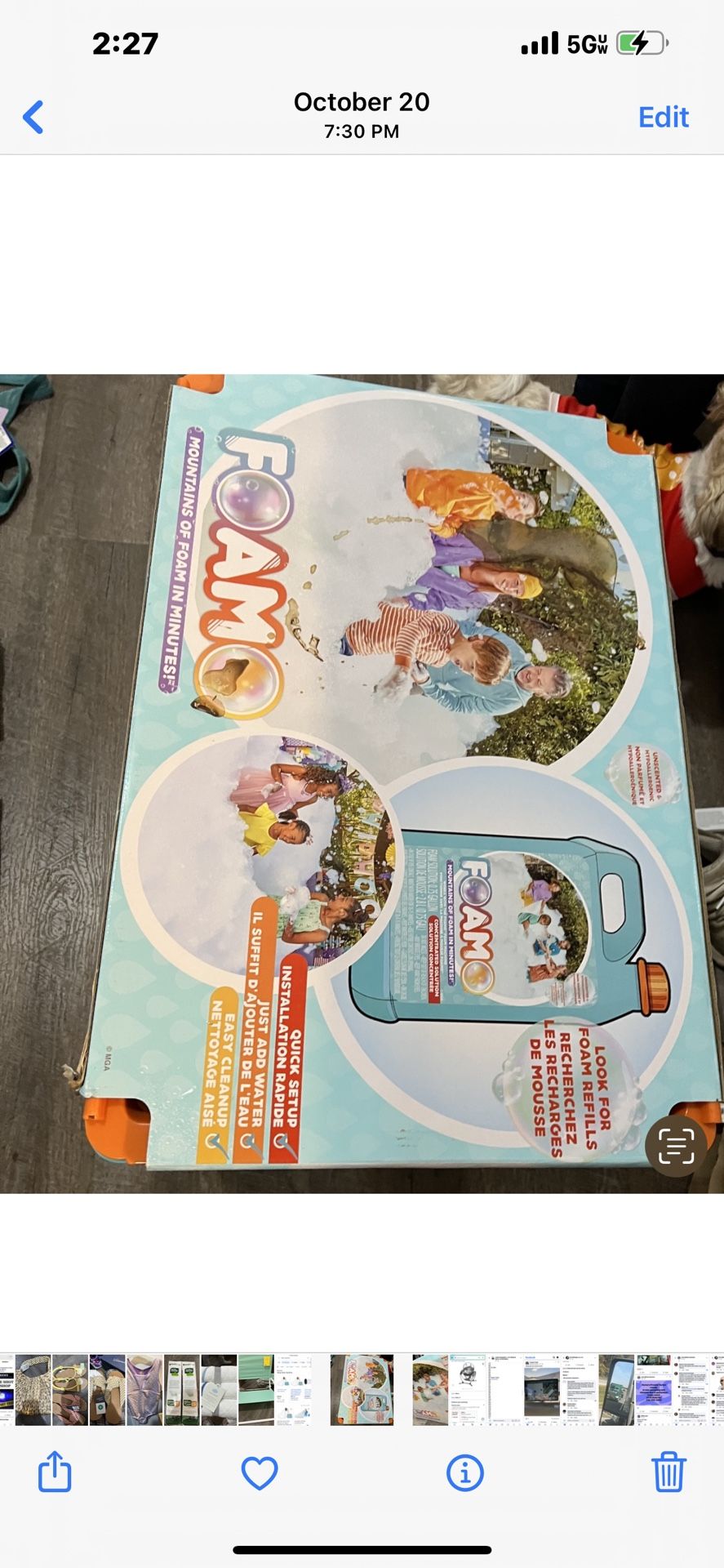 Foam/ Bubble Machine