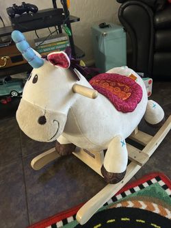 Unicorn rocking horse