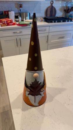 Metal Fall Harvest Gnome