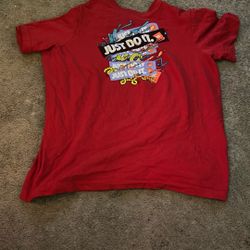 Children’s NIKE Just Do It Red T-Shirt- Size XL