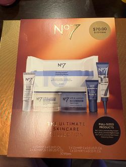 No. 7 Ultimate Skincare Collection 6 Piece Skin Care Boxed Gift Set- NEW