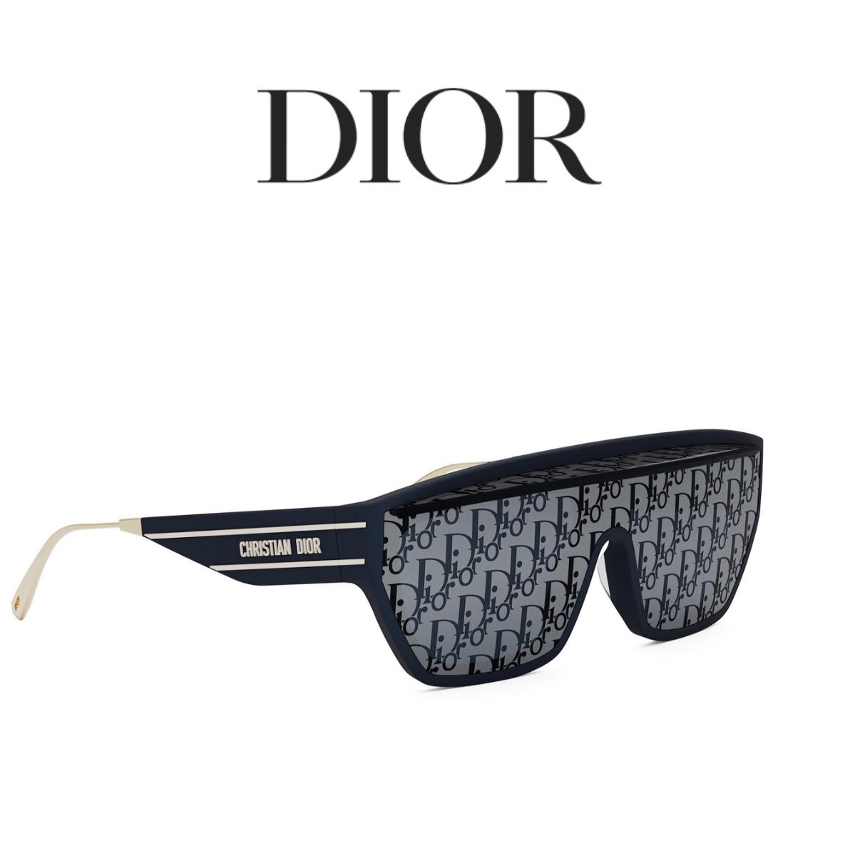 Christian Dior - Women’s - Sunglasses- Blue/White/Gold (Brand New/Never Worn)