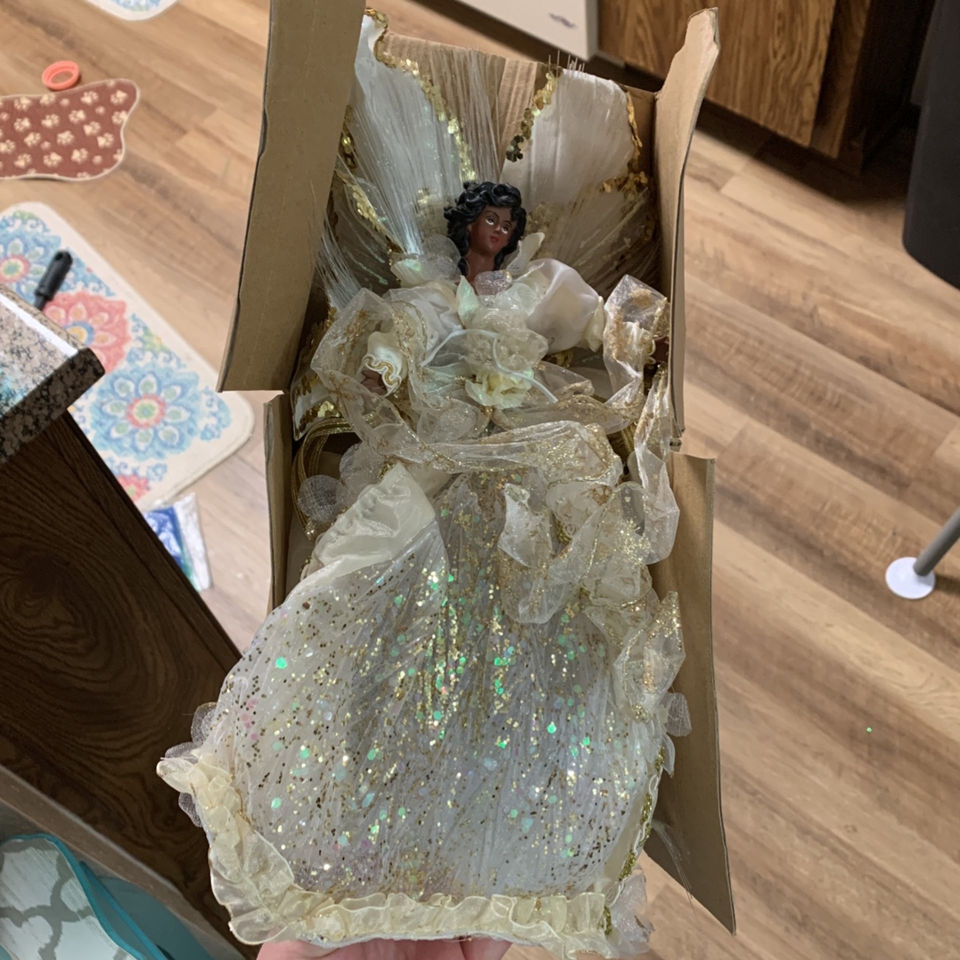 Avon Fiber Optic Tree Topper Angel