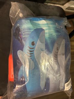 Inflatable shark costume