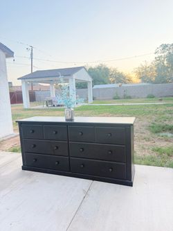 Black dresser