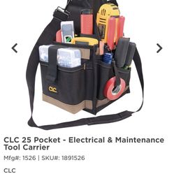 25 Pocket Electrical And Maintenance Took Bag 