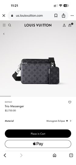 Louis Vuitton Trio monogram eclipse black set Reg Price 2495$