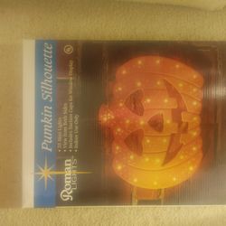 Light Up Pumpkin Silhouette