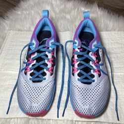 Nike Pegasus Trail 4 Women’s Running Shoes Mesh White, Blue, Pink Lace-Up