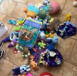 Bag of baby toys free with a purchase only