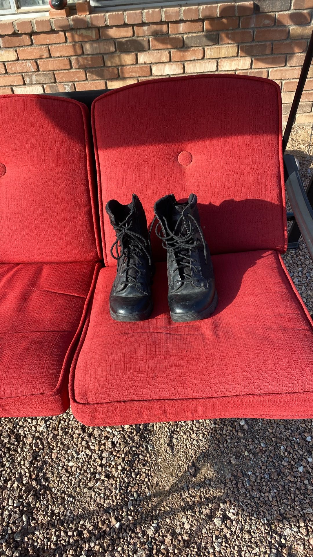 Magnum Response II 8" Tactical Boots Mens 9,5 M Black Leather Lace Up Steel Toe