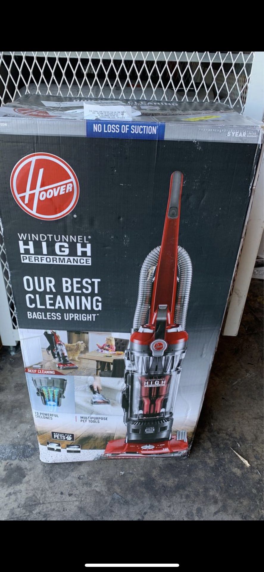 Hoover - WindTunnel 3 High Performance Pet Bagless Upright Vacuum cleaner