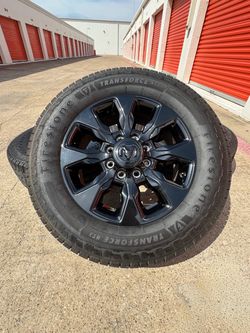 20s DODGE RAM 2500 LIMITED midnight BLACK EDITION WHEELS 2025 Rims Rines 8x165