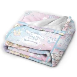 RARE Blue Cinnamoroll Blanket Soft And Warm Fleece Blankets 40”x30”