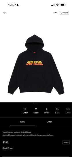 Supreme gradient hoodie