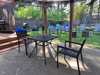 Brand new table and 2 chairs