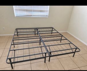 Metal Platform Bed Frame King Size