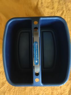 NEW Gracious Living Blue Dual Compartment Caddy