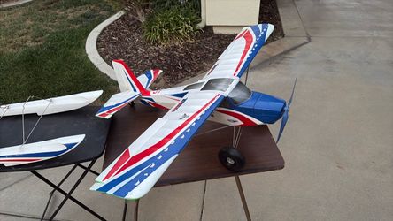 RC airplane with floats
