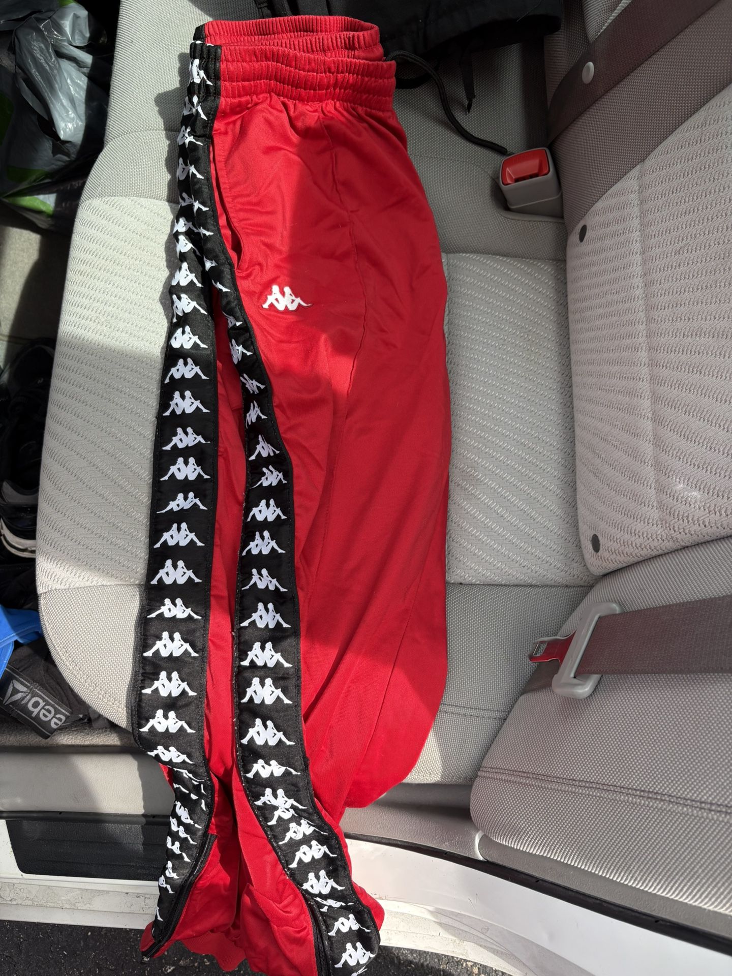 Men’s Red kappa Track Pants Size L