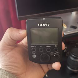 Wireless Commander Sony Radio Control, Black
