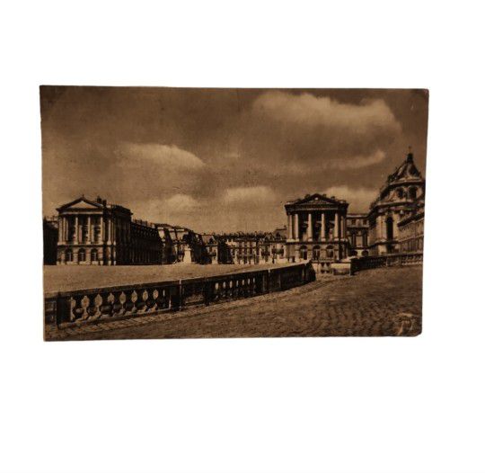 Vintage Versailles Vue Generale Du Palais Blick Auf Dos Schloss Postcard