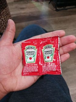 very rare ketchup packet