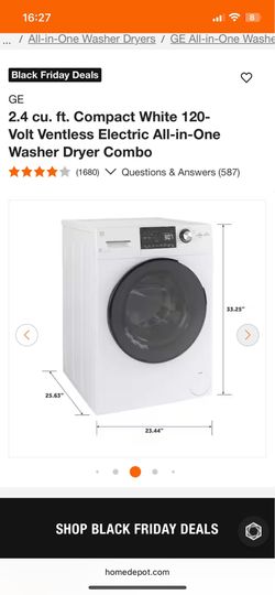 Washer/Dryer combo