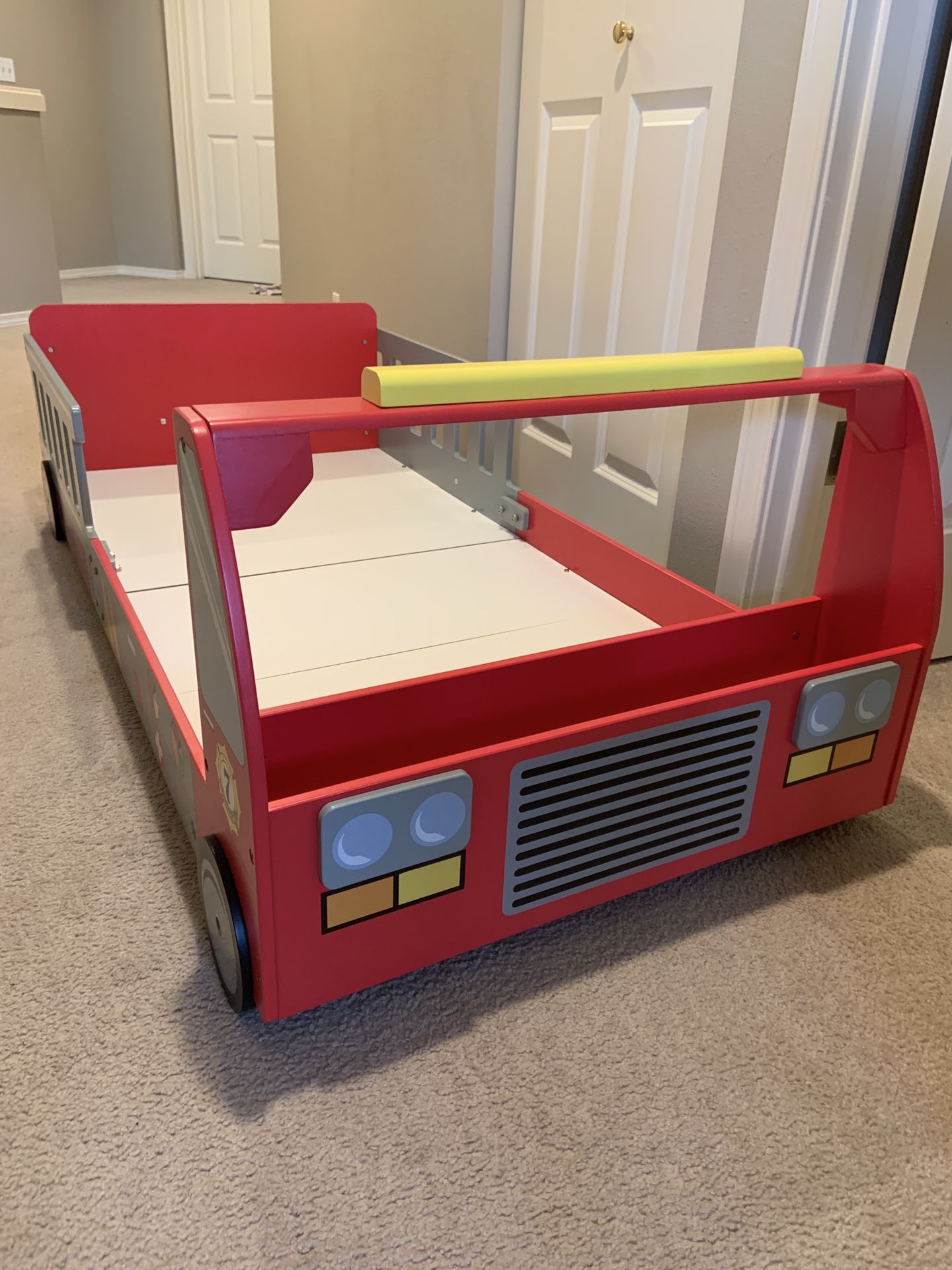 Fire Engine Bed (fits a crib size mattress)
