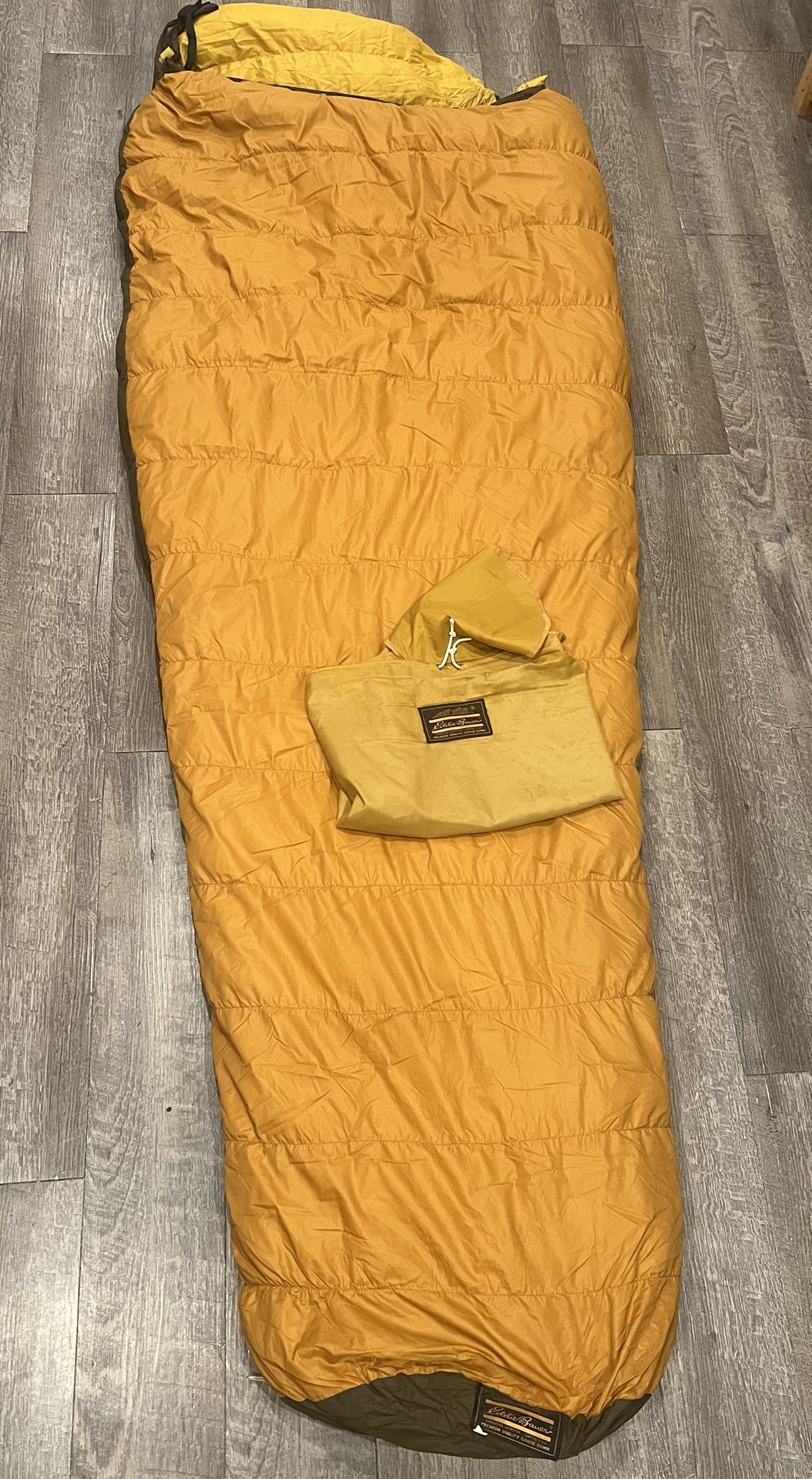 Vintage Eddie Bauer Goose Down Expedition Outfitters Sleeping Bag 72x32