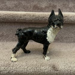 Cast Iron Boston Terrier Door Stop