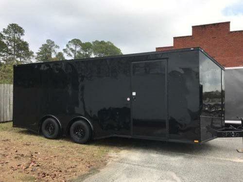 ENCLOSED TRAILERS ALL SIZES-20 24 28 32 VNOSE-SNOWMOBILE CAR HAULER STORAGE MOVING MOTORCYCLE ATV UTV QUAD SIDE BY SIDE