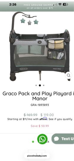 Graco pack n play changing station in Manor