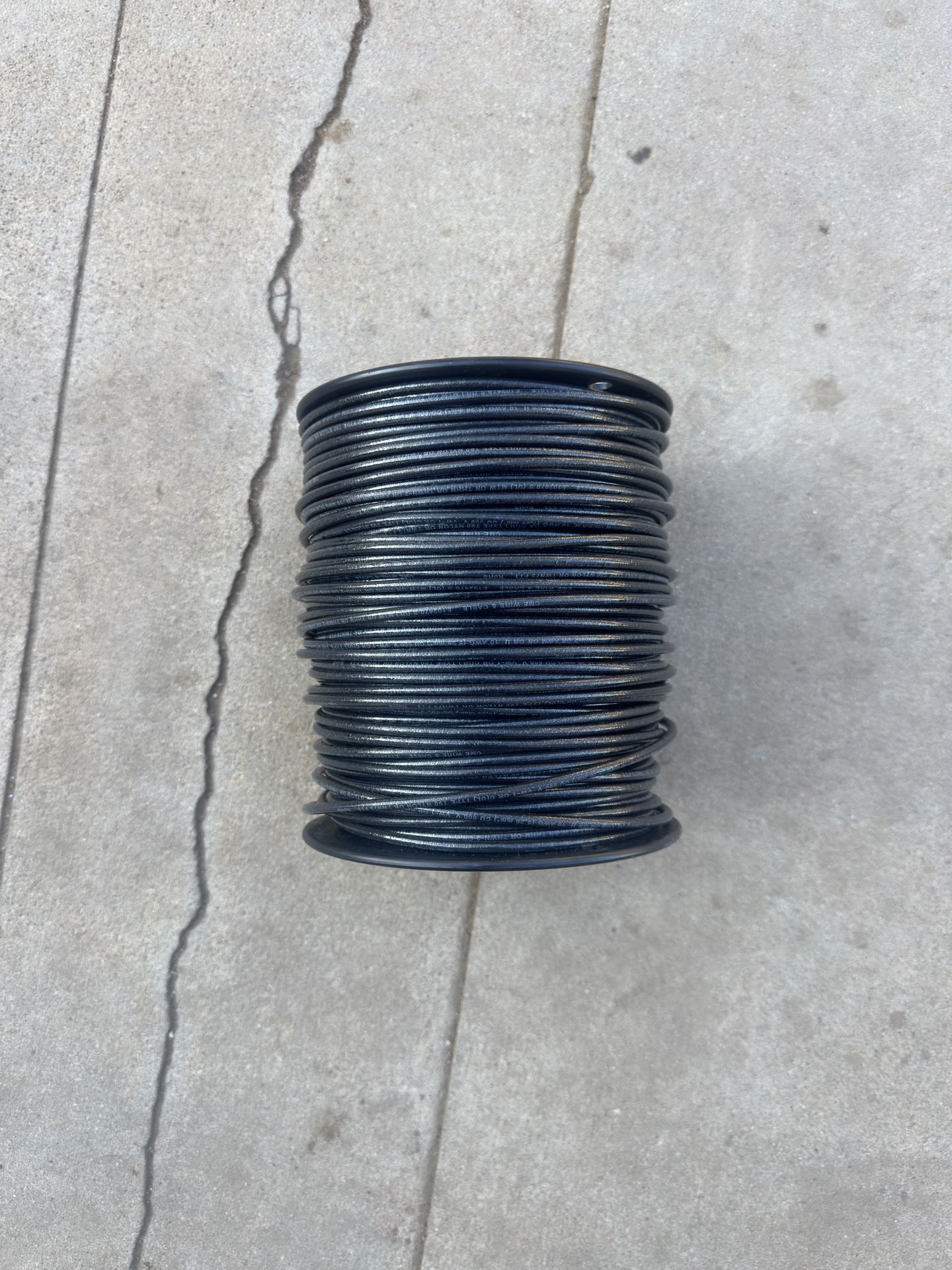 500ft. 10 Gauge Black Stranded copper THHN Wire