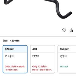 Spank Flare 25 Vibrocore Drop Bar Gravel/Road Unisex Adult Black, 420 mm