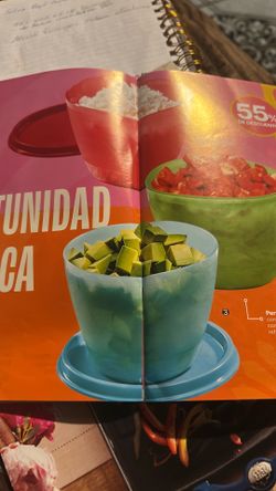 Set de tres recipientes de Tupperwere nuevos de 300 ml por 10