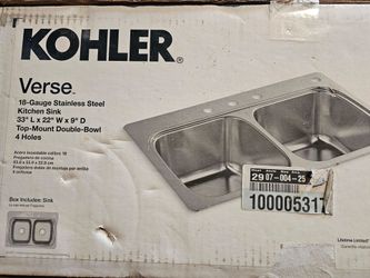 Kohler Double Bowl Sink