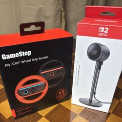 Nintendo Switch 2 Camera And Wheel Grip