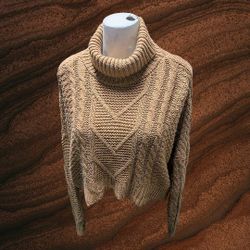 Women's SHEIN Crop Top Sweater 