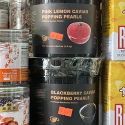 Doking Manufacture Premium Hot Selling Green Plum Fruit Caviar Boba Milk Tea Drink Ingredients Ice S