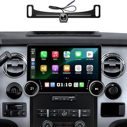 Car Stereo Radio Ford F150 2009-2012, Wireless CarPlay Android Auto, Bluetooth, GPS, 11.5 Inch Touch Screen Head Units, Backup Camera