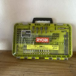 RYOBI 120-Piece Drill & Driving Bit Set