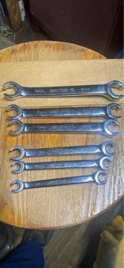 6 Matco metric flare nut wrenches