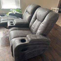 Leather couch