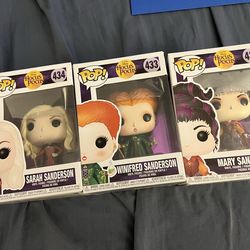 NEW 3x Hocus Pocus Sanderson Sisters Funko Pop! Vinyl Set 433 434 559 figures