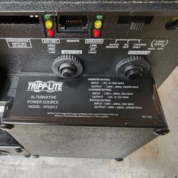 Tripp Lite’s APS2012 Inverter/Charger 2000W