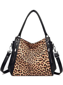 Brand New Oyrosy Casual Leopard Print Shoulder Bag