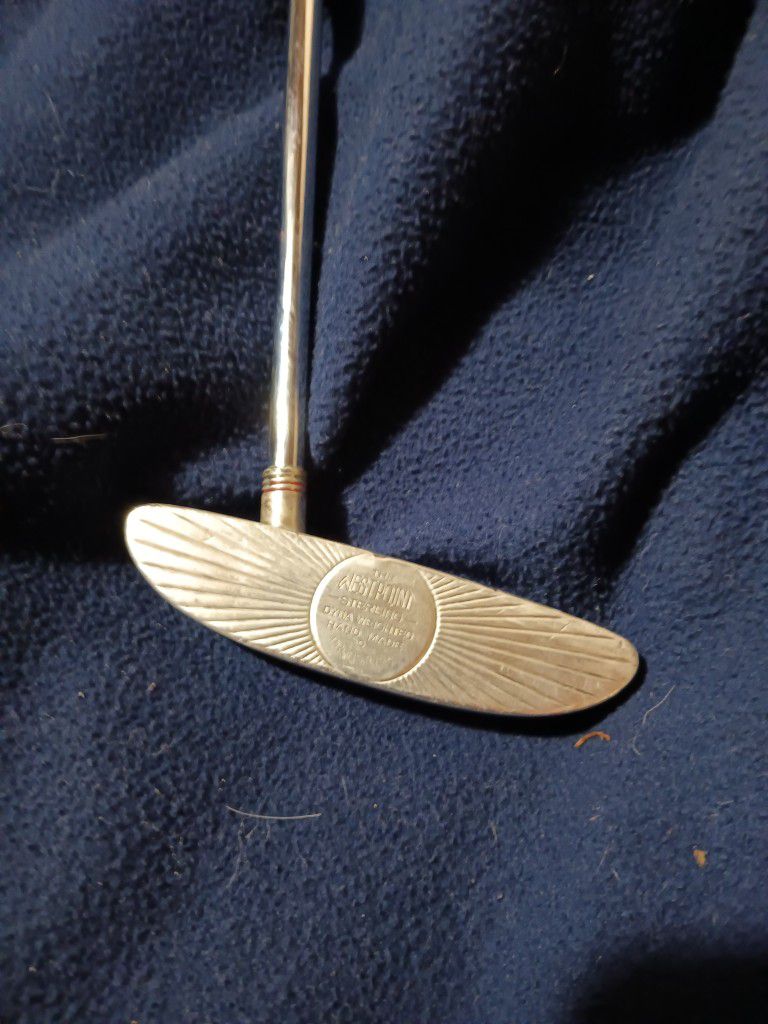 Rare Burt Yancy Dyne Weighted "Sterling Silver Presidents Trophy Putter From West point" 