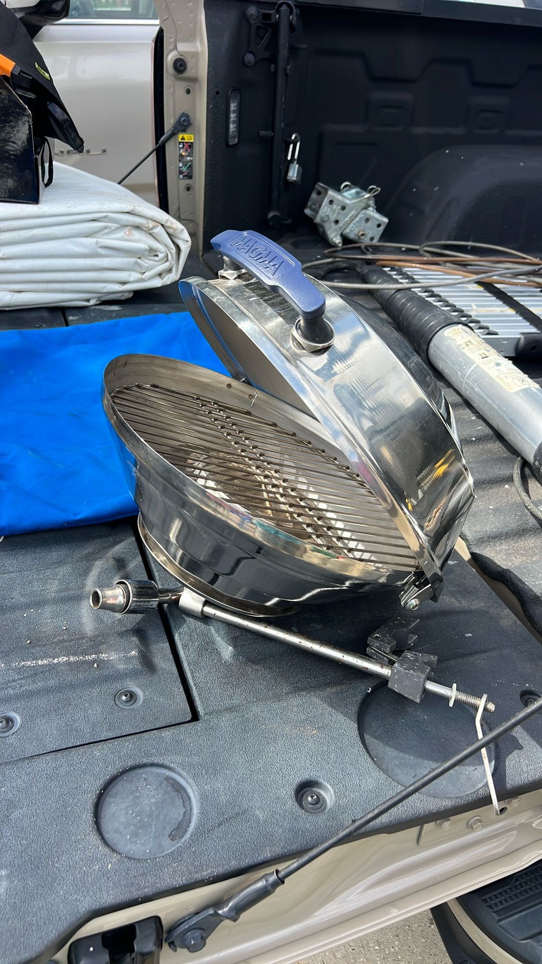 Magma Gas Grill For A Boat