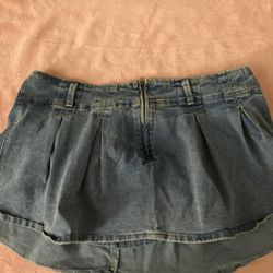 jean skirt